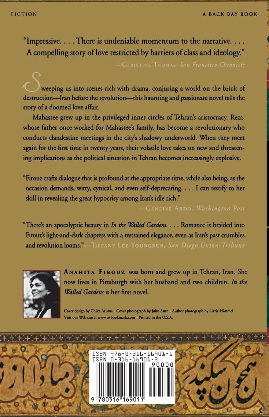 Rückseite: 9780316169011 | In the Walled Gardens | Anahita Firouz | Taschenbuch | Englisch | 2011