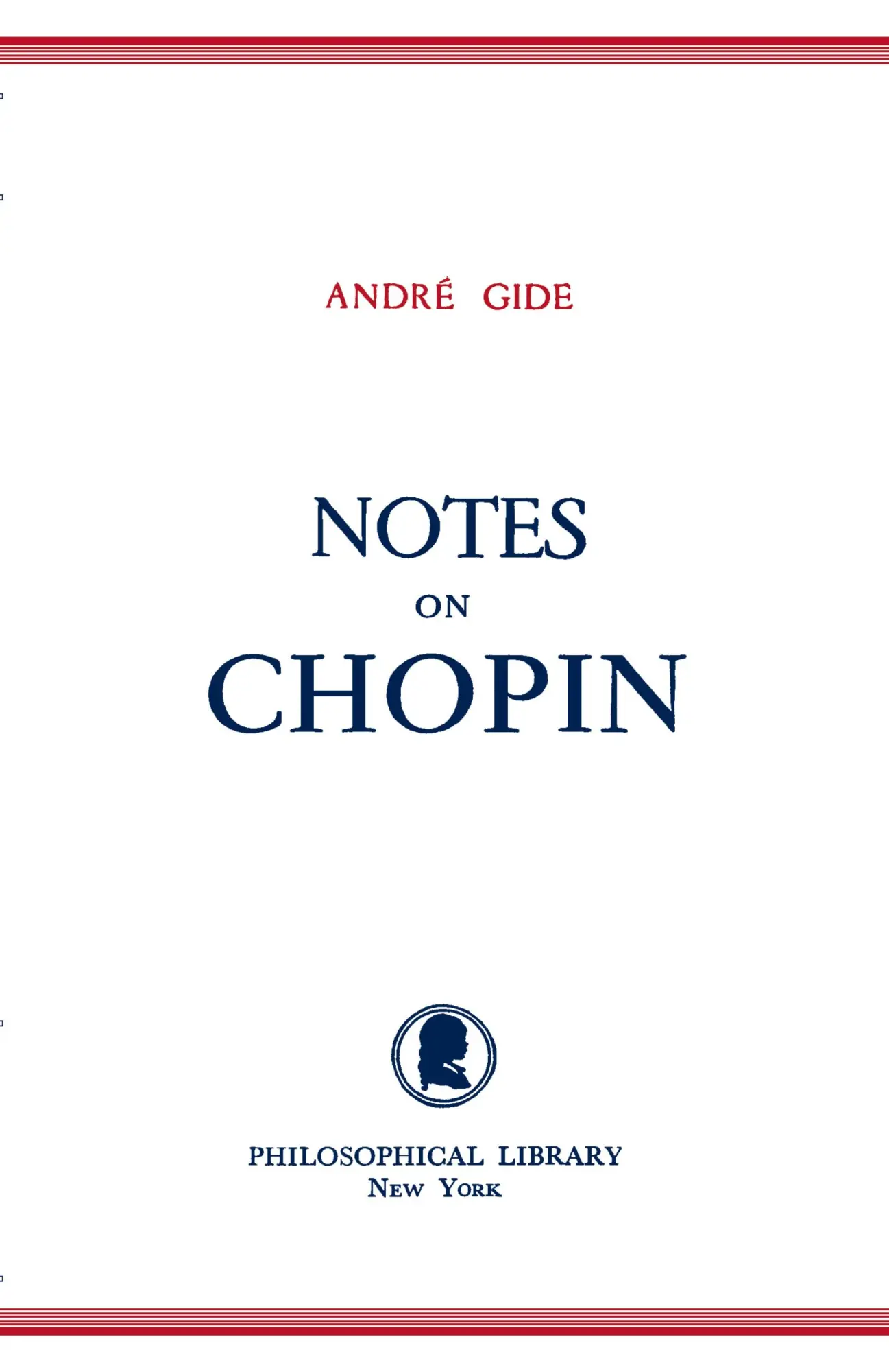 Cover: 9780806529011 | Notes on Chopin | Andre Gide | Taschenbuch | Englisch | 1978