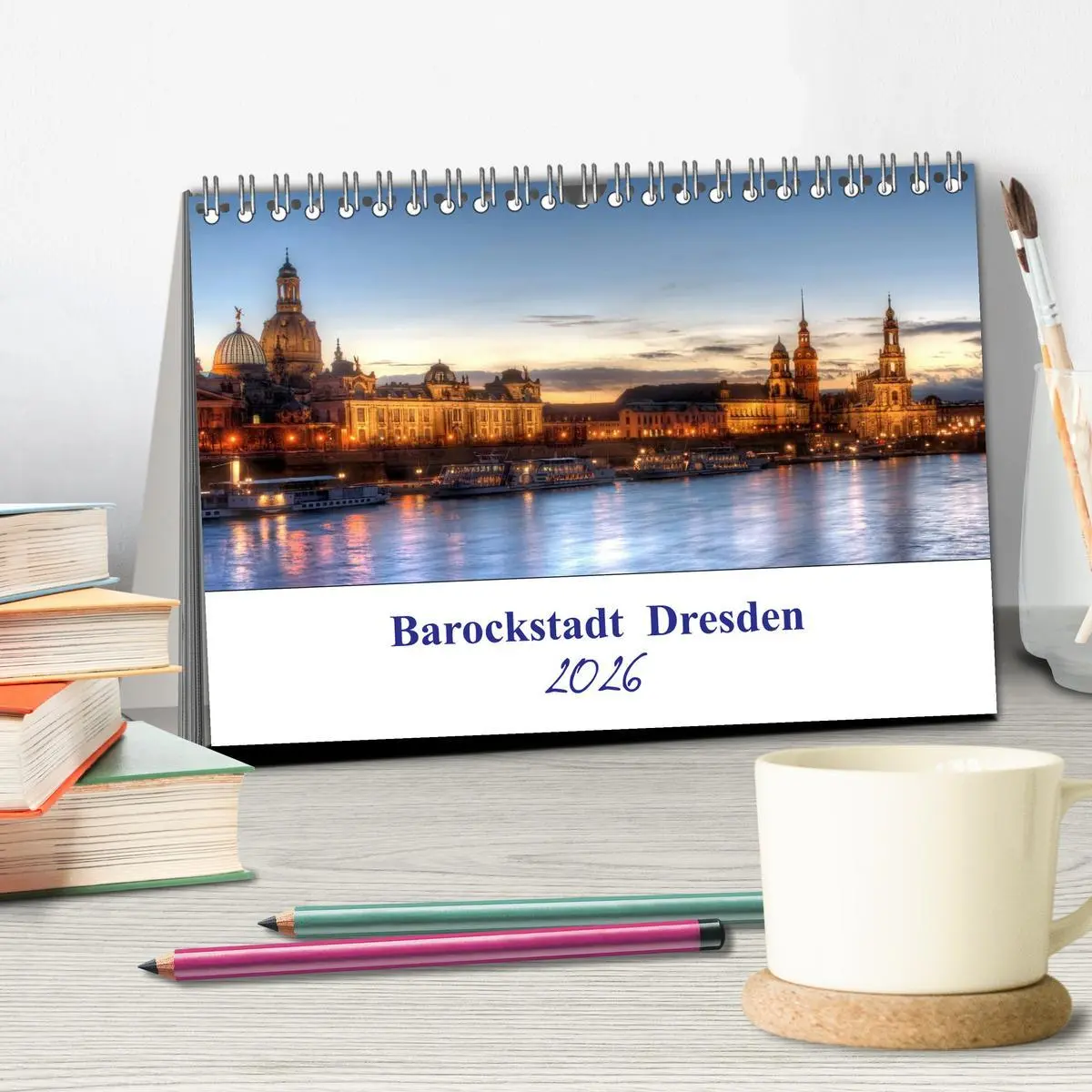 Bild: 9783457689011 | Barockstadt Dresden (Tischkalender 2026 DIN A5 quer), CALVENDO...