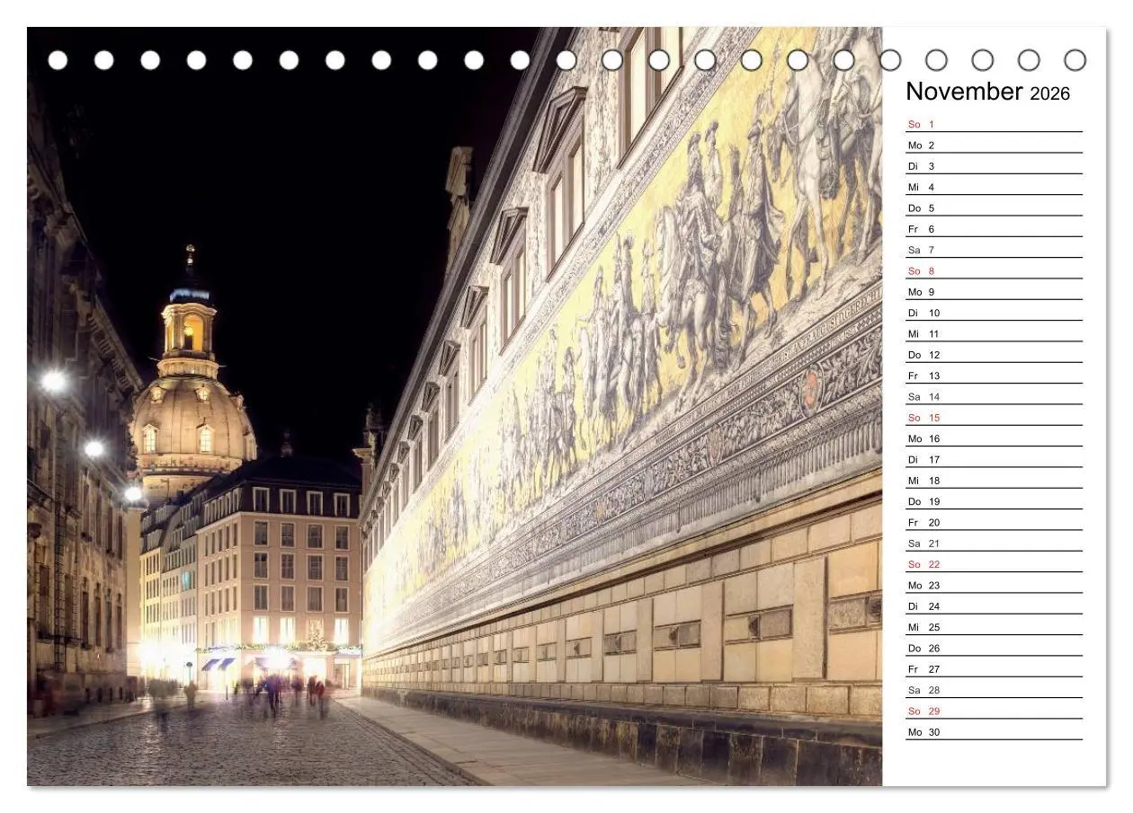 Bild: 9783457689011 | Barockstadt Dresden (Tischkalender 2026 DIN A5 quer), CALVENDO...