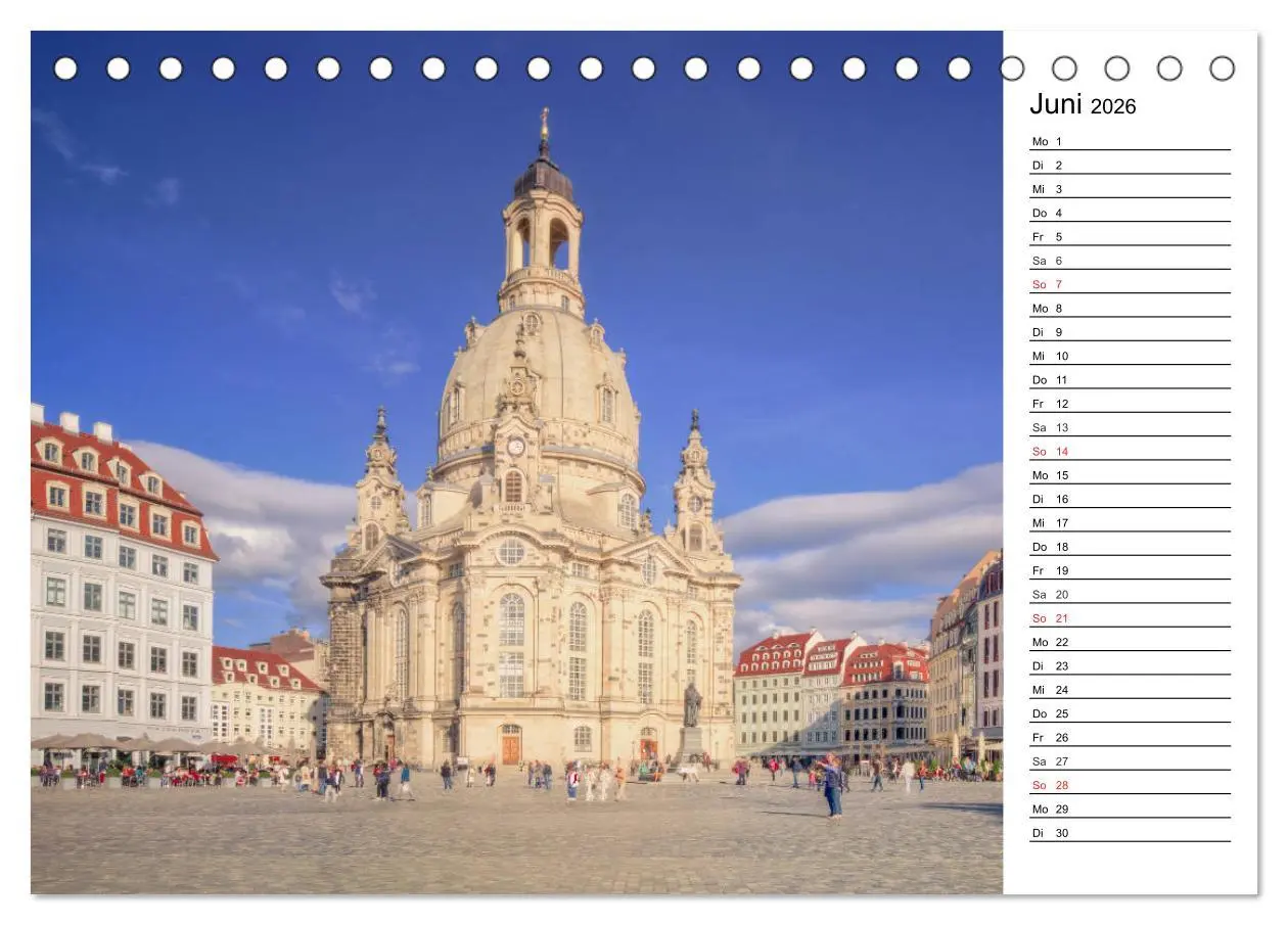 Bild: 9783457689011 | Barockstadt Dresden (Tischkalender 2026 DIN A5 quer), CALVENDO...
