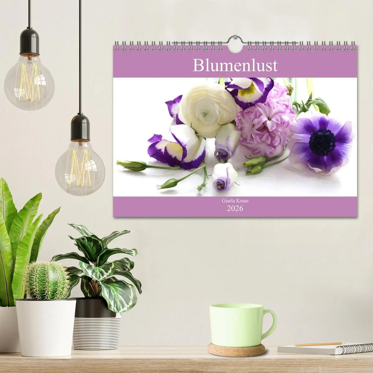 Bild: 9783457829011 | Blumenlust (Wandkalender 2026 DIN A4 quer), CALVENDO Monatskalender