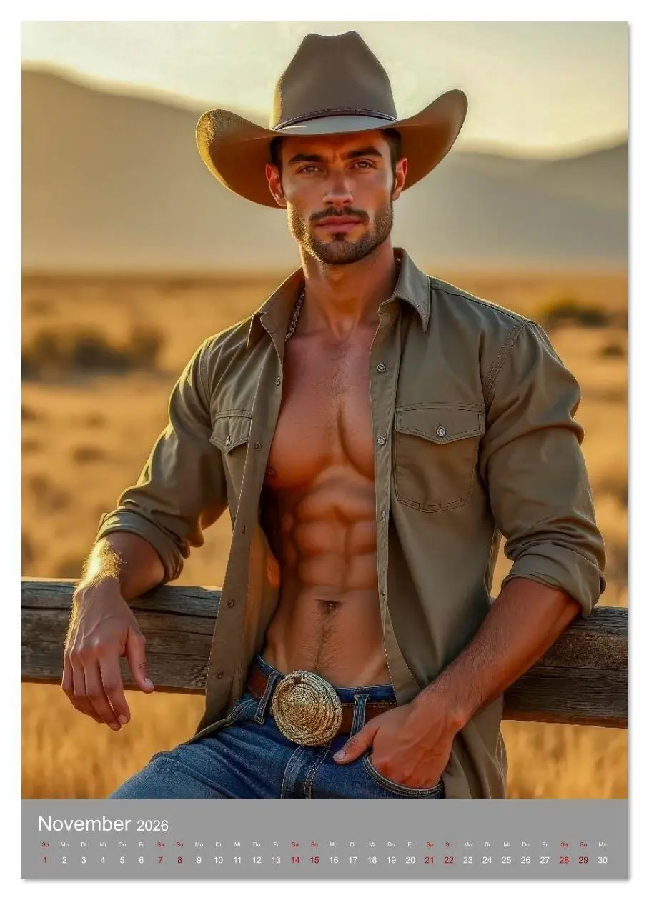 Bild: 9783516609011 | Cowboy Fantasien (Wandkalender 2026 DIN A4 hoch), CALVENDO...
