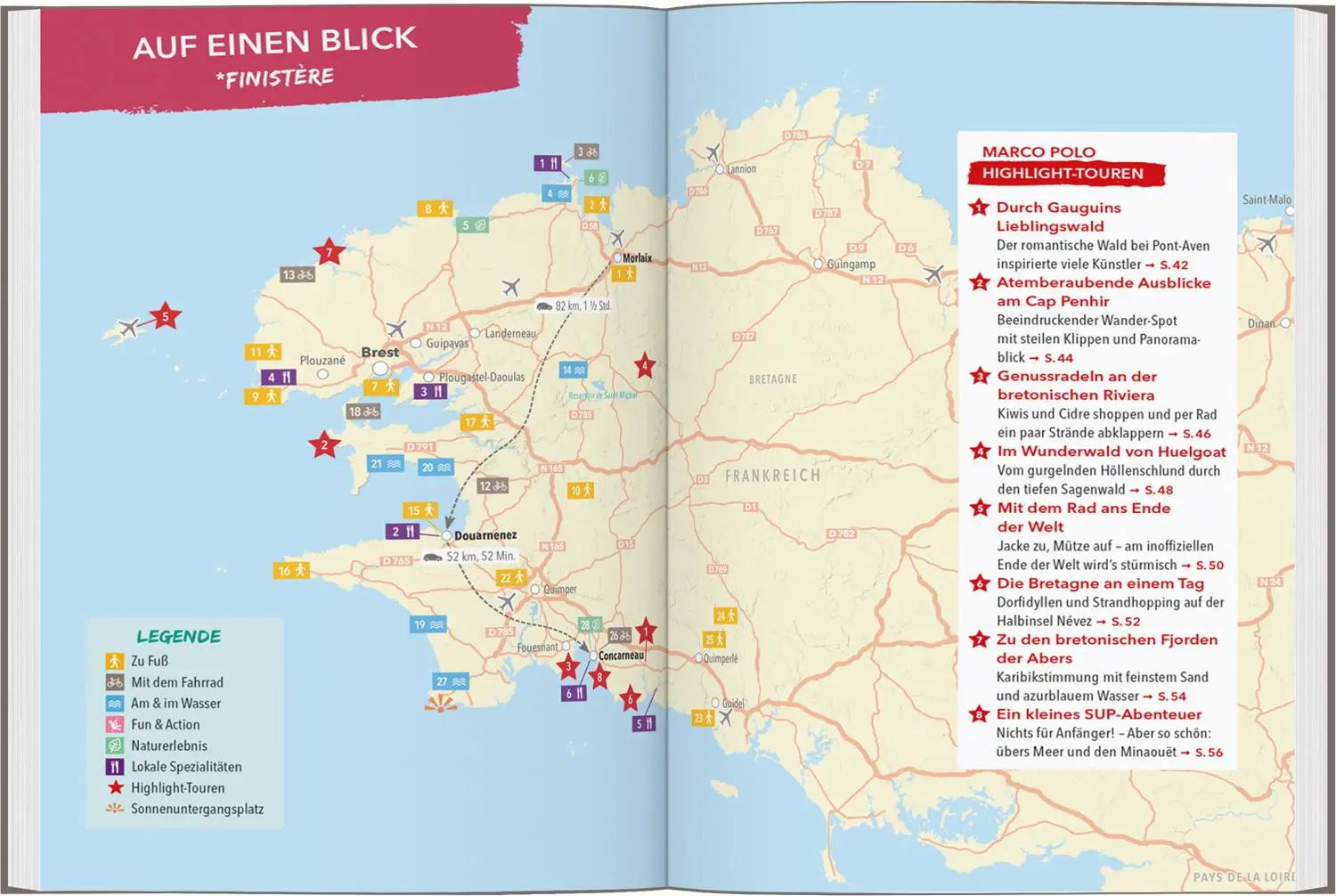 Bild: 9783575019011 | MARCO POLO OUTDOOR GUIDE Reiseführer Bretagne | Leon Ginzel | Buch