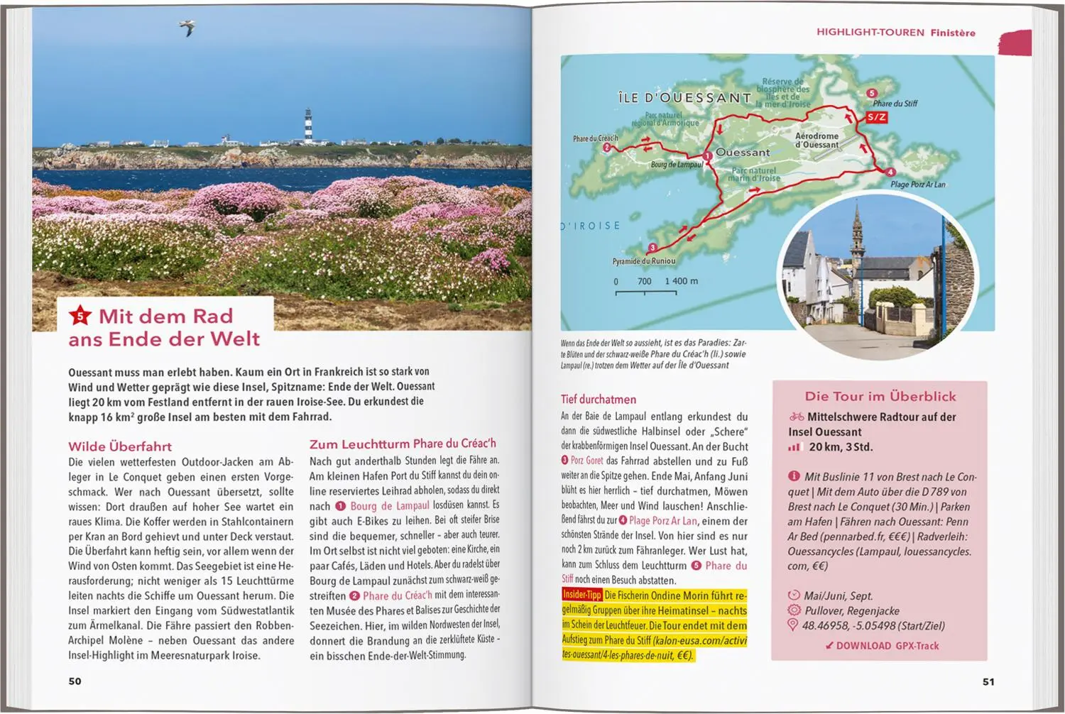 Bild: 9783575019011 | MARCO POLO OUTDOOR GUIDE Reiseführer Bretagne | Leon Ginzel | Buch