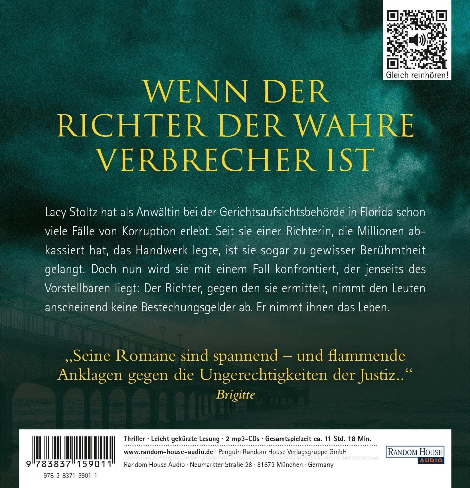 Bild: 9783837159011 | Der Verdächtige | John Grisham | MP3 | 2 Audio-CDs | Deutsch | 2022