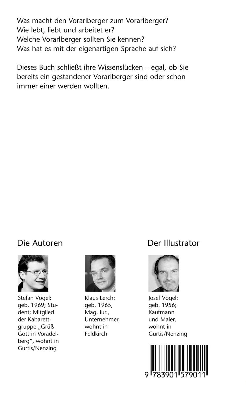 Rückseite: 9783901579011 | Grüß Gott in Voradelberg | Stefan Vögel (u. a.) | Taschenbuch | 96 S.