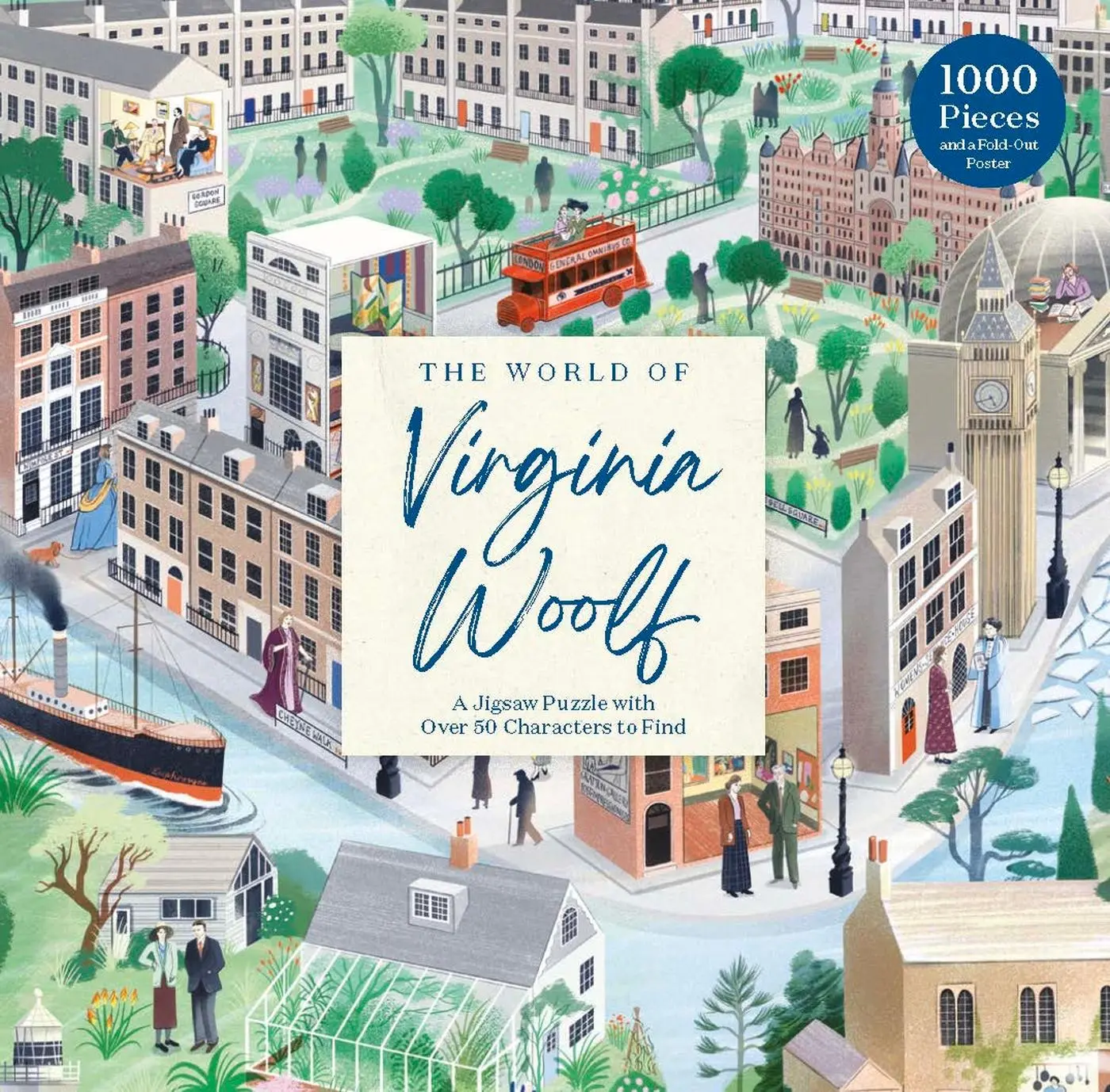 Cover: 9781399609111 | The The World of Virginia Woolf 1000 Piece Puzzle | A Jigsaw Puzzle