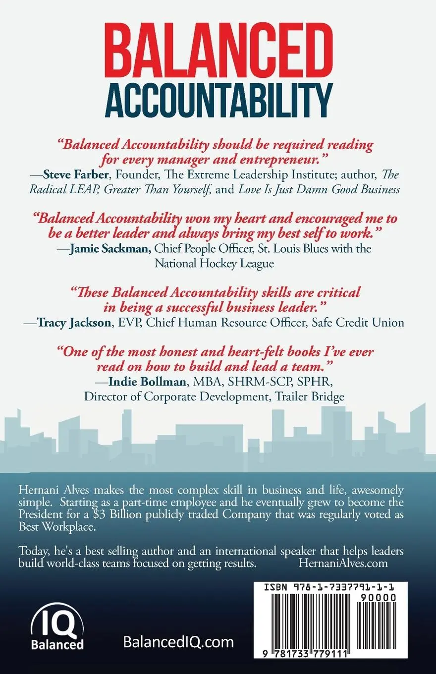 Rückseite: 9781733779111 | Balanced Accountability | Create a Culture of Ownership | Alves | Buch