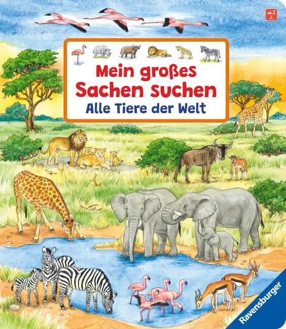 Cover: 9783473419111 | Mein großes Sachen suchen: Alle Tiere der Welt | Susanne Gernhäuser Cover: 9783473419111 | Mein großes Sachen suchen: Alle Tiere der Welt | Susanne Gernhäuser