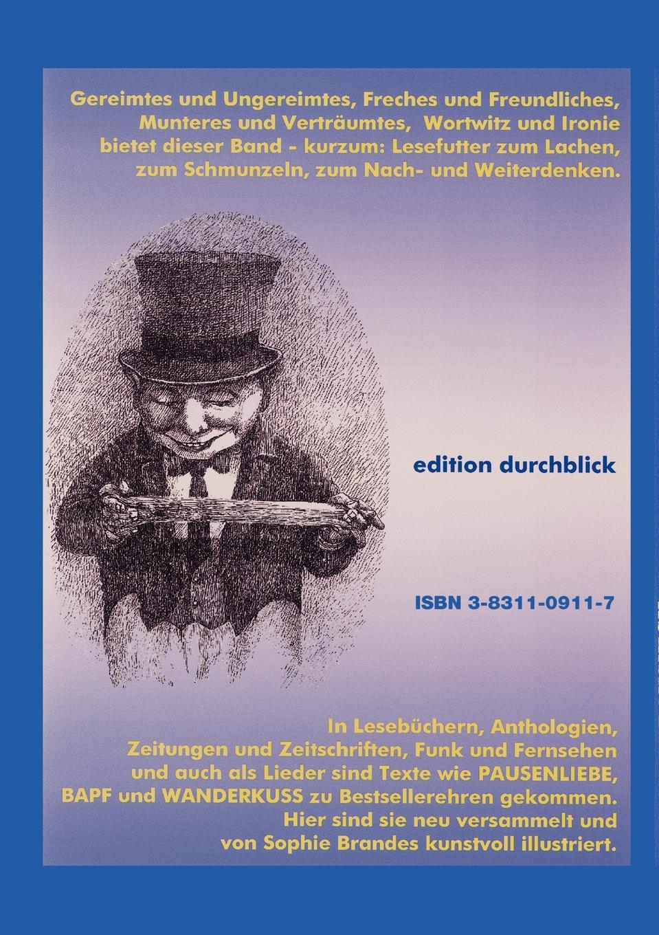 Rückseite: 9783831109111 | Der Wanderkuss | Michail Krausnick | Taschenbuch | 80 S. | Deutsch