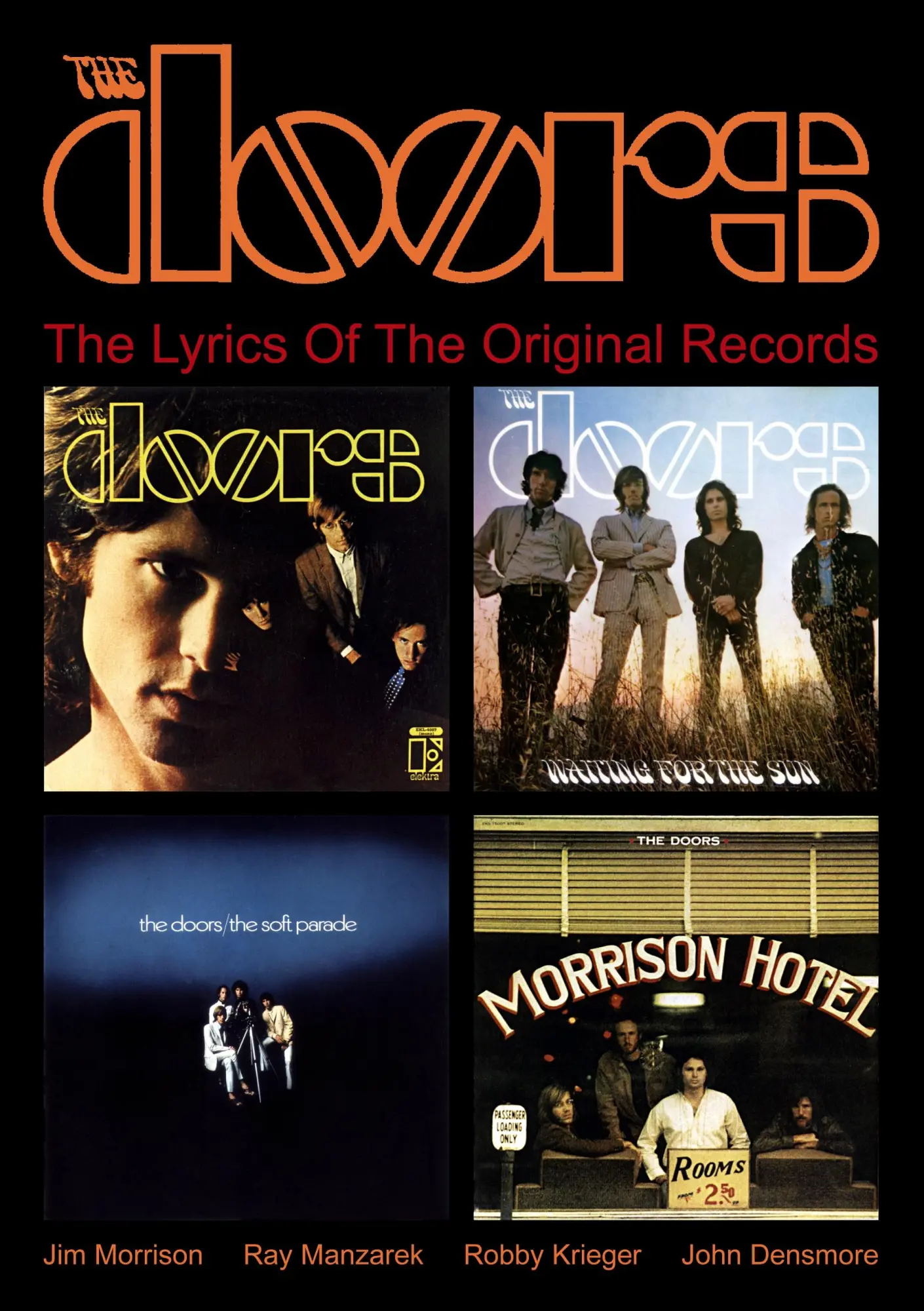 Cover: 9783839129111 | The Doors | The Lyrics Of The Original Records | Heinz Gerstenmeyer