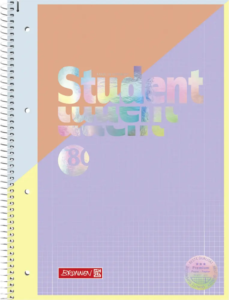 Cover: 4061947069211 | Brunnen Collegeblock A4 90g Lin 28 Intoxicate | Deutsch | 2022