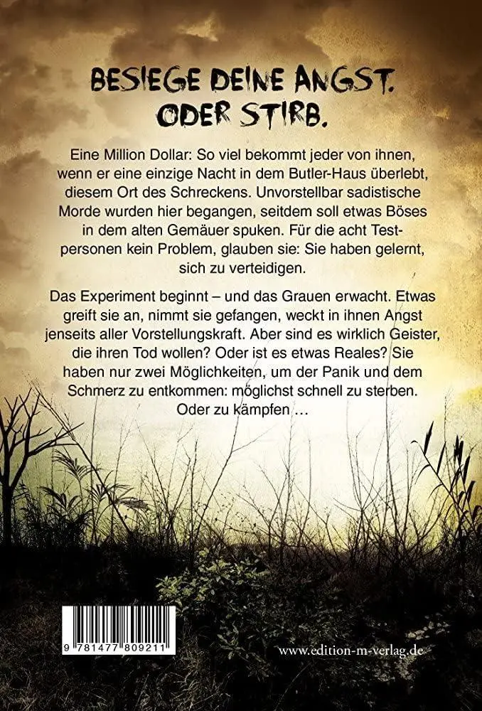 Rückseite: 9781477809211 | Das Angstexperiment | J. A. Konrath | Taschenbuch | 320 S. | Deutsch