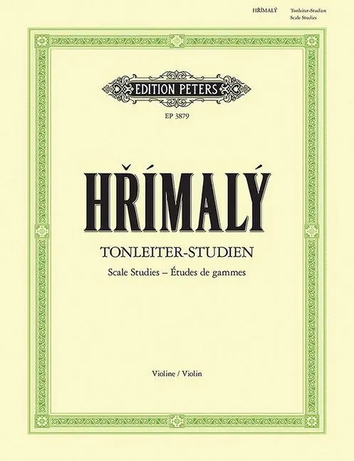 Cover: 9790014019211 | Tonleiterstudien V. | Hrimaly | Taschenbuch | Edition Peters | Buch