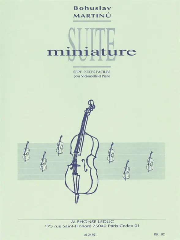 Cover: 9790046249211 | Suite Miniature H192 | Bohuslav Martinu | Buch | Alphonse Leduc