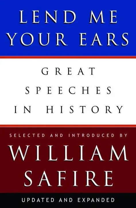 Cover: 9780393059311 | Lend Me Your Ears | Great Speeches in History | William Safire | Buch