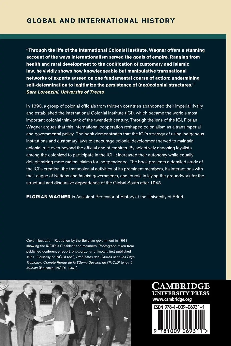 Rückseite: 9781009069311 | Colonial Internationalism and the Governmentality of Empire, 1893-1982