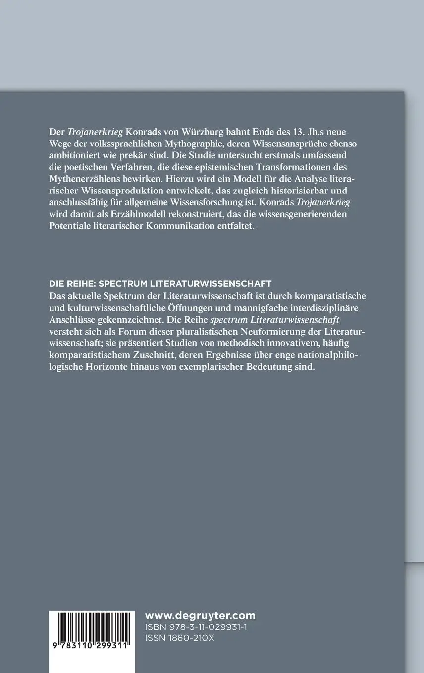 Rückseite: 9783110299311 | Mythos als Wissensform | Bent Gebert | Buch | X | Deutsch | 2013