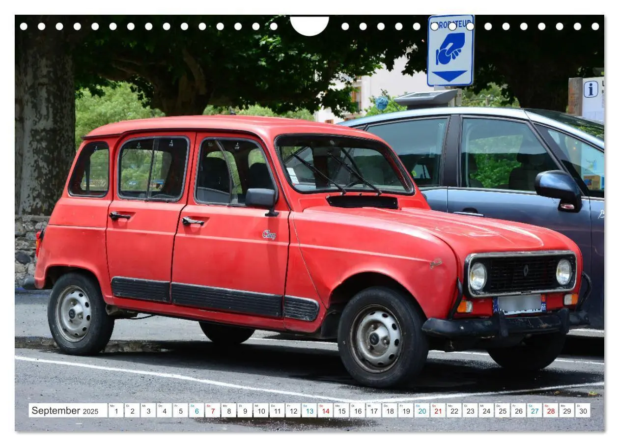 Bild: 9783383859311 | Renault 4 - Kultfahrzeug und Wegbegleiter (Wandkalender 2025 DIN A4...