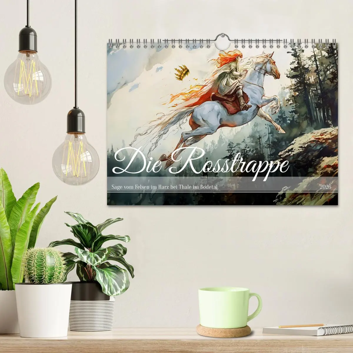 Bild: 9783457349311 | Die Rosstrappe - Sage vom Felsen im Harz bei Thale im Bodetal...