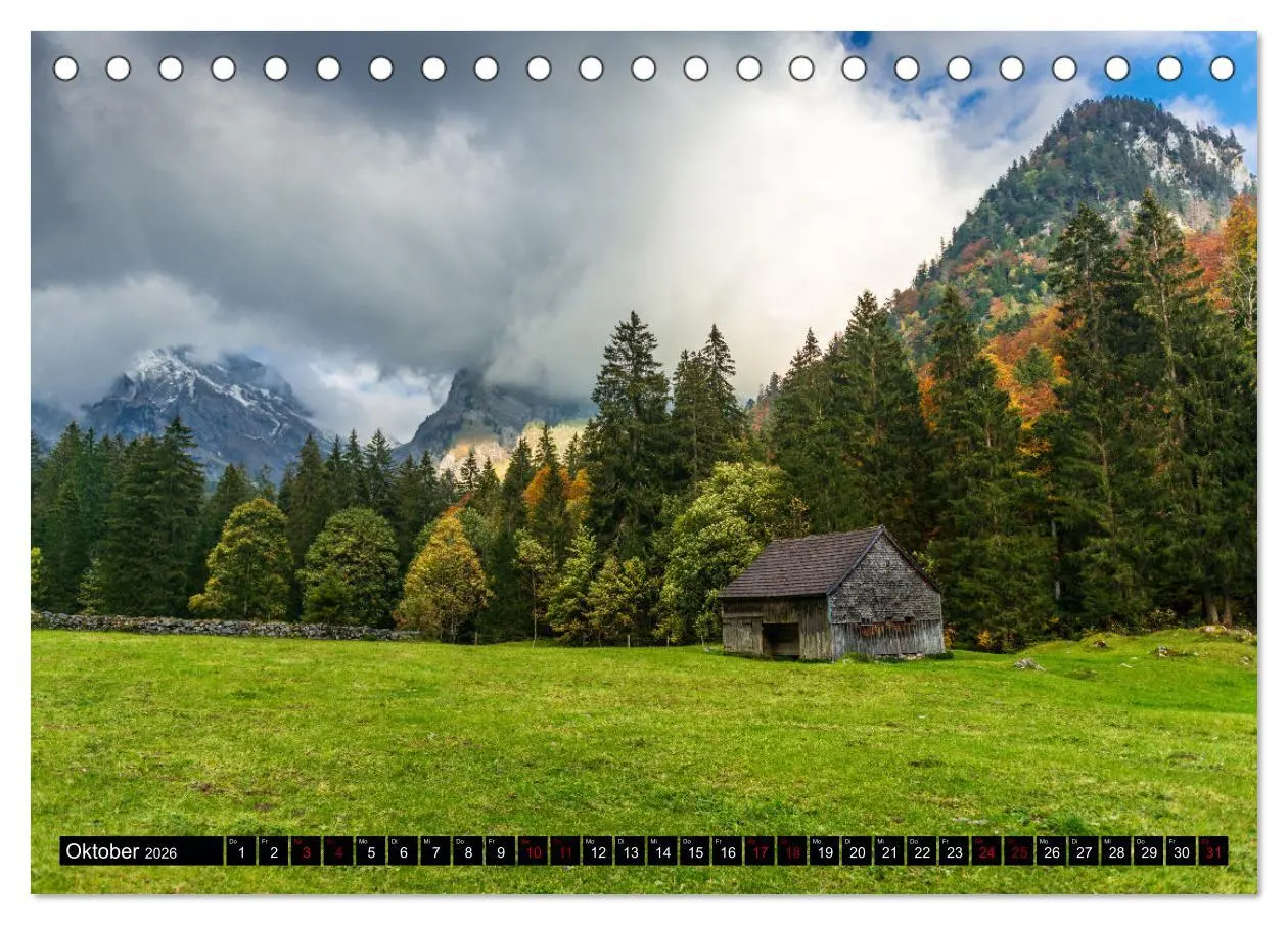 Bild: 9783457659311 | Alpen - Schweiz und Vorarlberg (Tischkalender 2026 DIN A5 quer),...