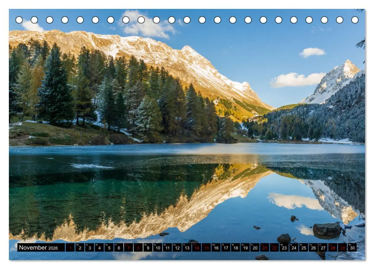Bild: 9783457659311 | Alpen - Schweiz und Vorarlberg (Tischkalender 2026 DIN A5 quer),...