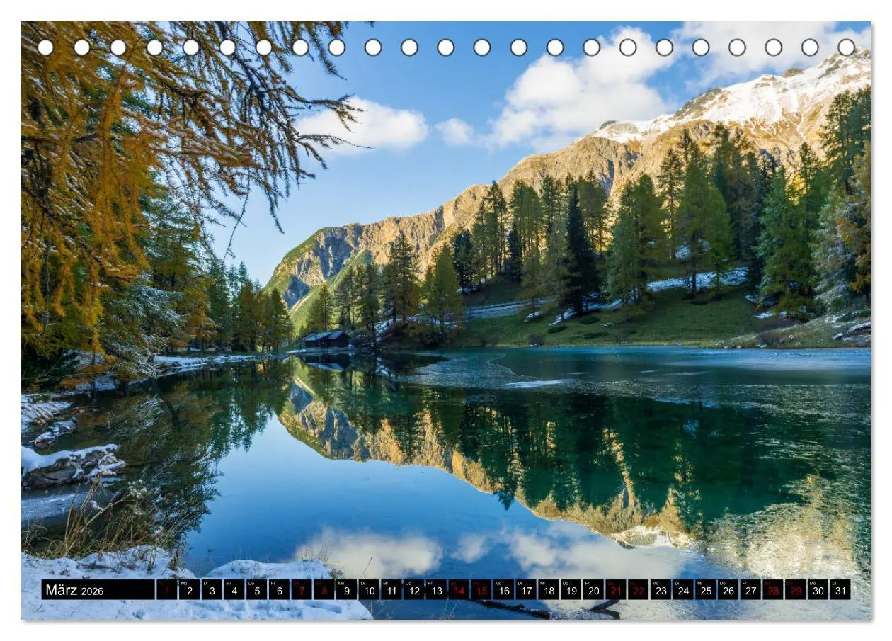 Bild: 9783457659311 | Alpen - Schweiz und Vorarlberg (Tischkalender 2026 DIN A5 quer),...