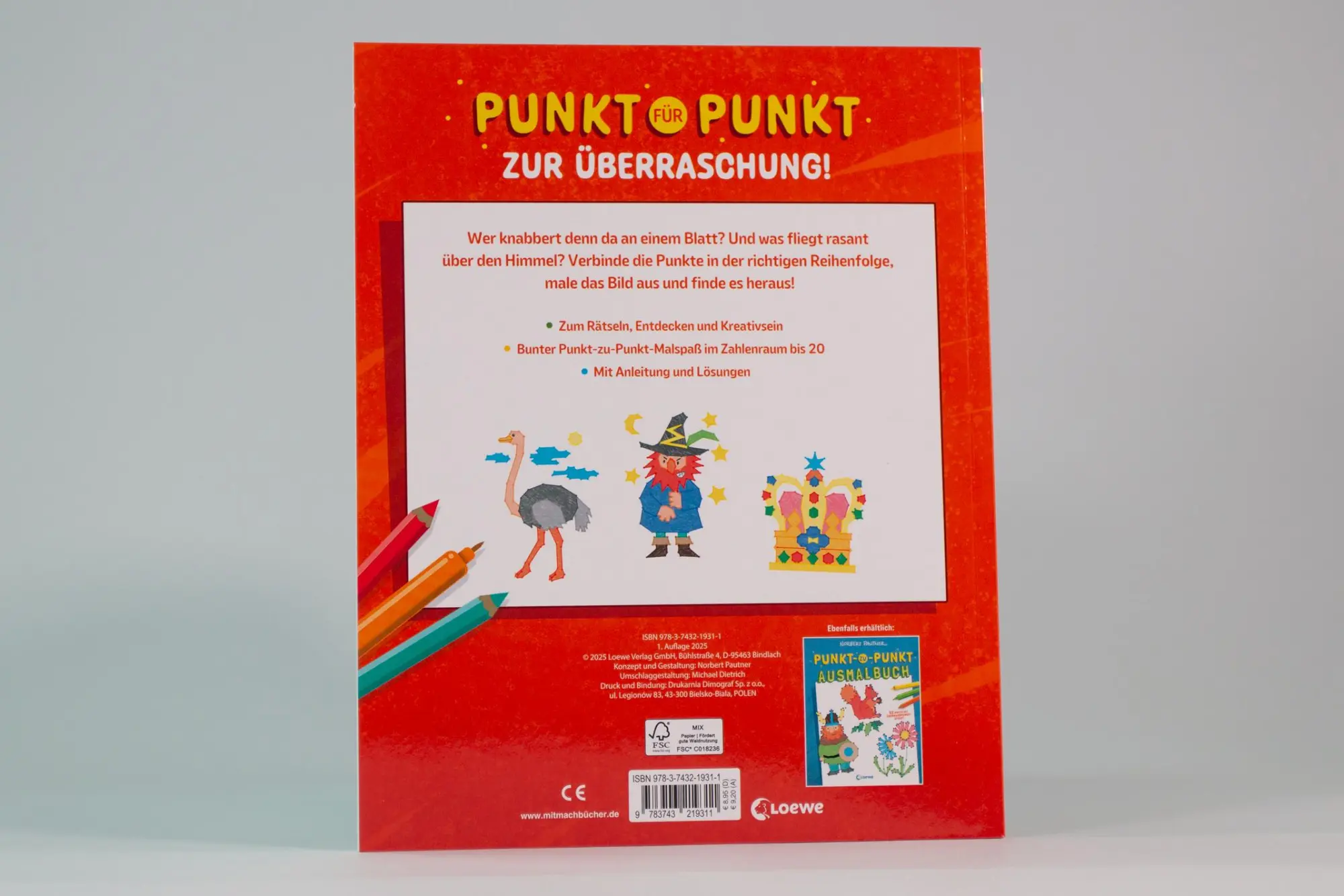 Bild: 9783743219311 | Punkt-zu-Punkt-Ausmalbuch (orange) | Norbert Pautner | Taschenbuch