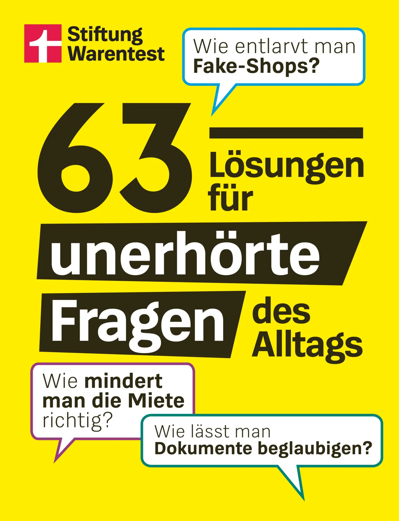 Cover: 9783747109311 | 63 Lösungen für unerhörte Fragen des Alltags | Stiftung Warentest