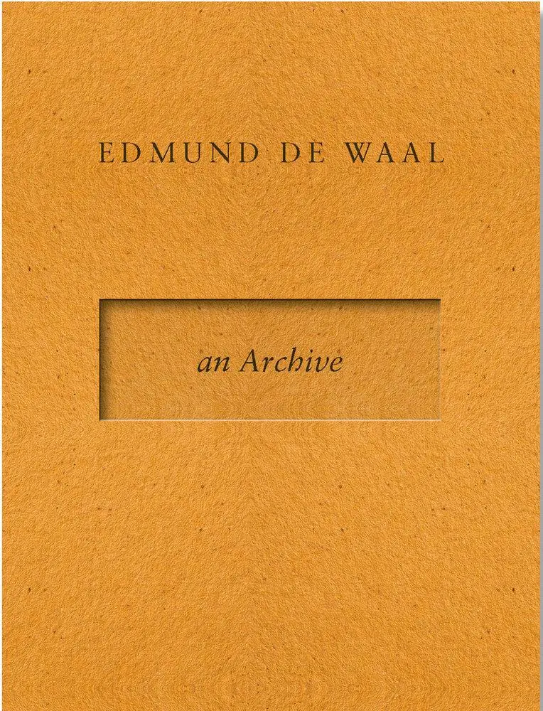 Cover: 9788412749311 | Edmund de Waal - an Archive | Taschenbuch | Englisch | 2025