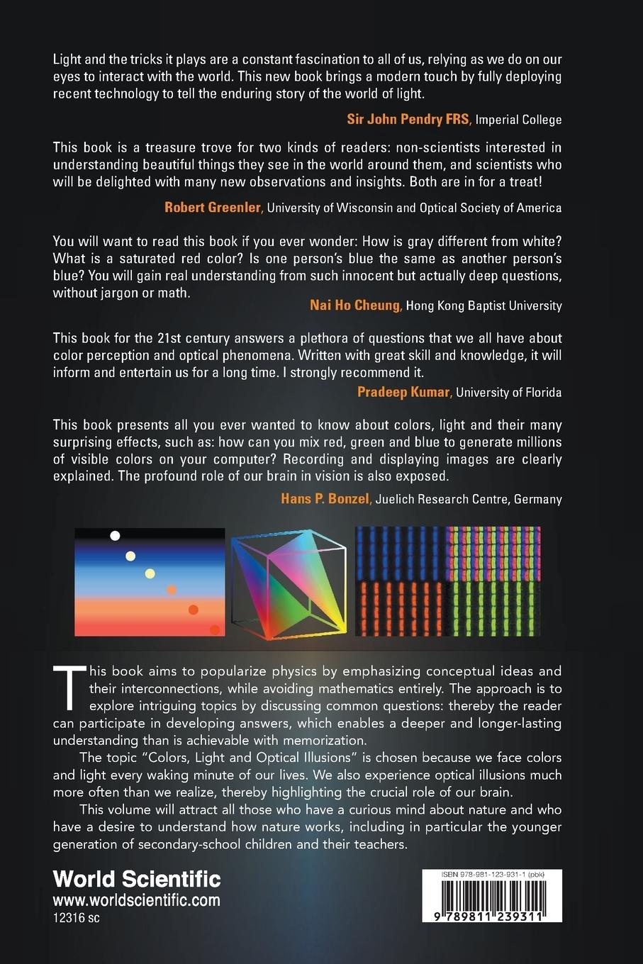 Rückseite: 9789811239311 | EVERYDAY PHYSICS | COLORS, LIGHT AND OPTICAL ILLUSIONS | Hove | Buch