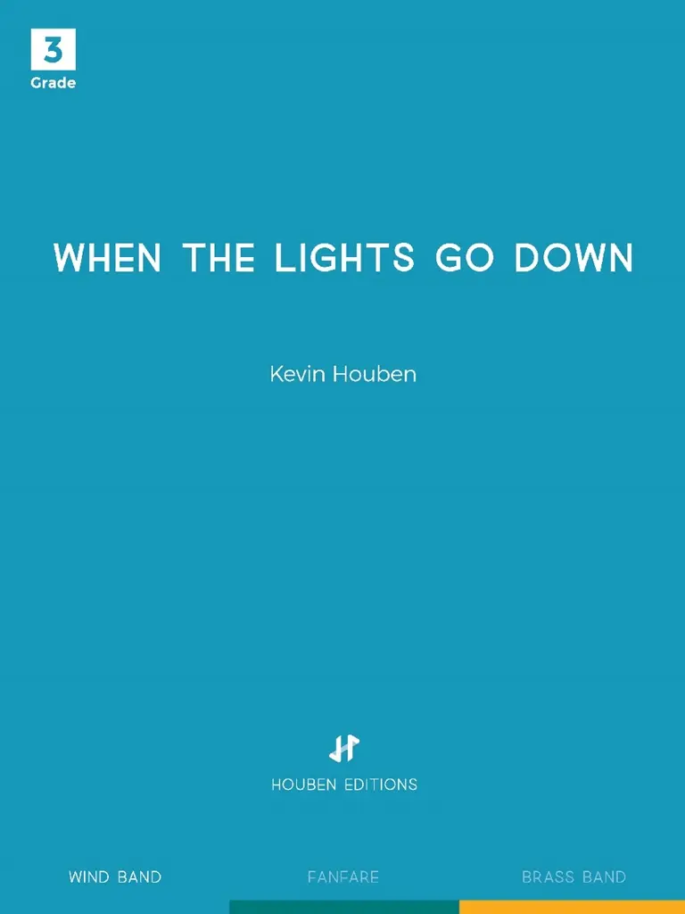 Cover: 9790803759311 | When the lights go down | Houben Editions | Kevin Houben | Deutsch