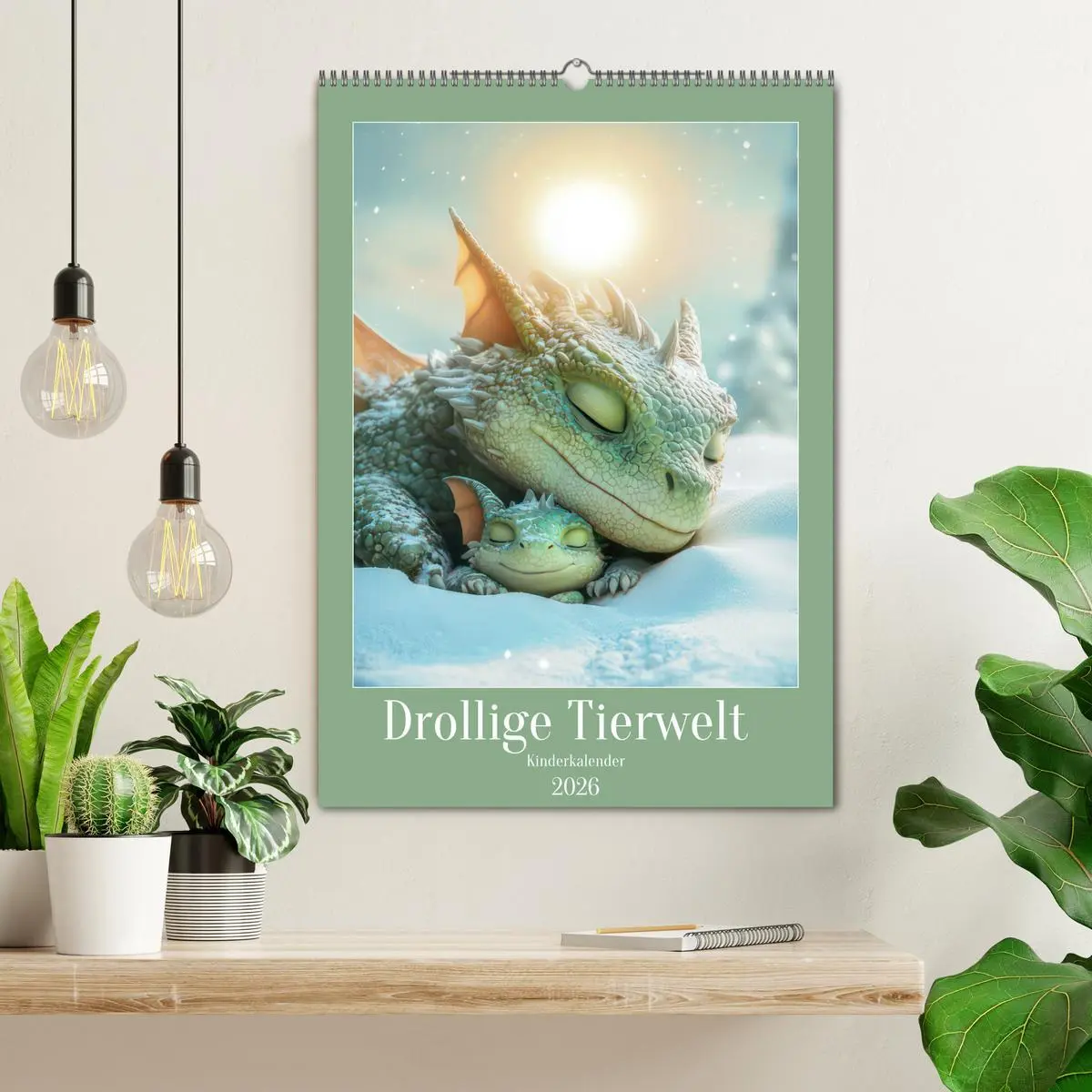 Bild: 9783457259511 | Drollige Tierwelt - Kinderkalender (Wandkalender 2026 DIN A2 hoch),...