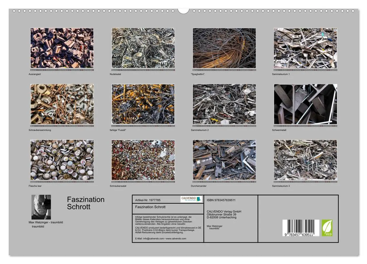 Bild: 9783457639511 | Faszination Schrott (Wandkalender 2026 DIN A2 quer), CALVENDO...