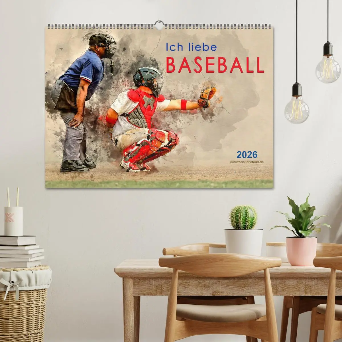 Bild: 9783457879511 | Ich liebe Baseball (Wandkalender 2026 DIN A2 quer), CALVENDO...