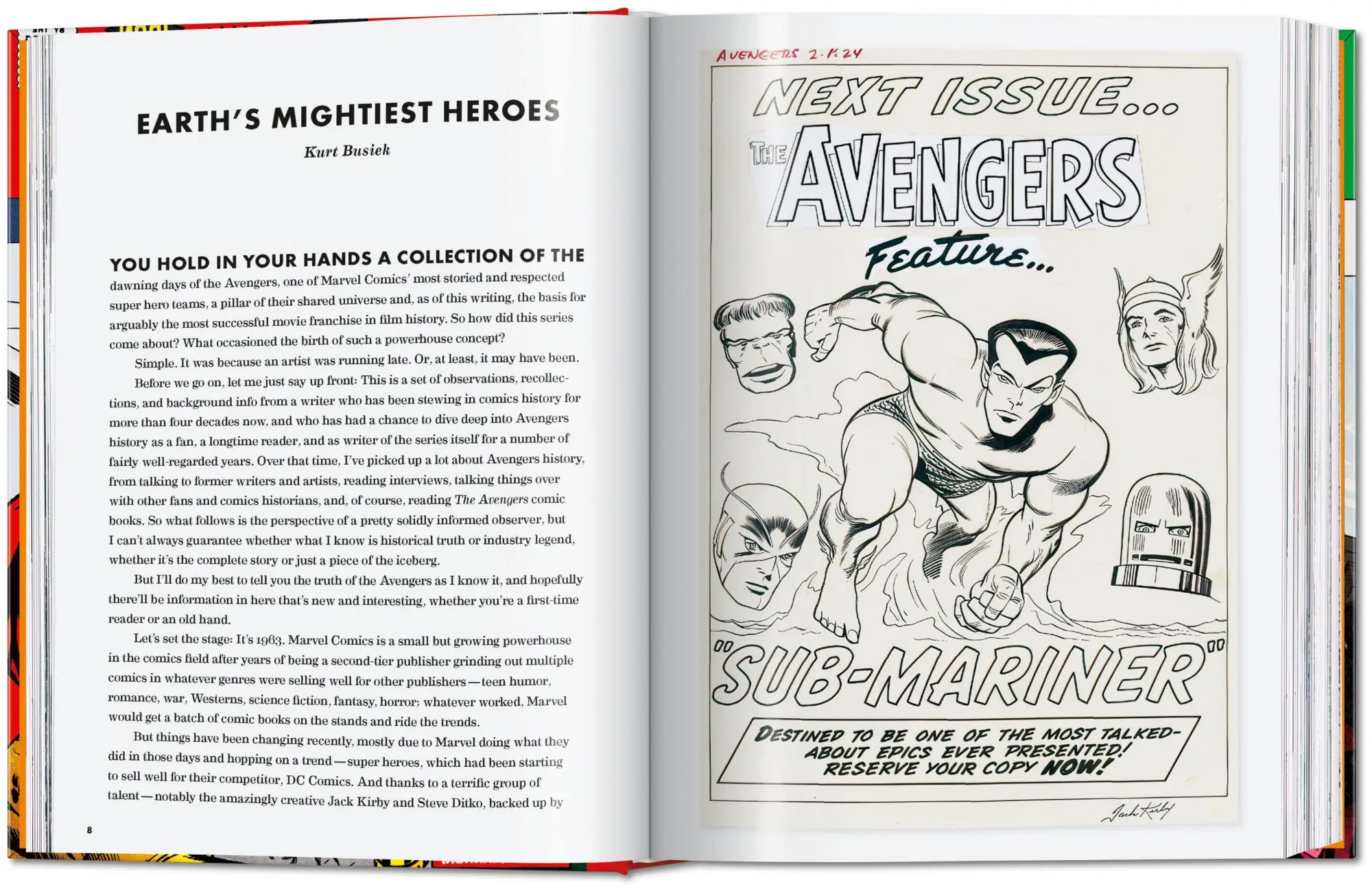 Bild: 9783836599511 | Marvel Comics Library | Avengers. 1963-1965 | Kurt Busiek | Buch