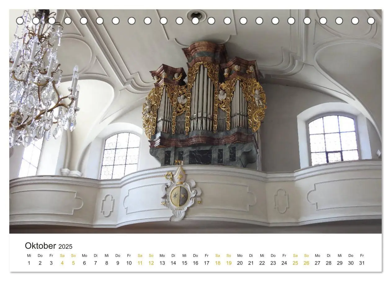 Bild: 9783435159611 | Fantastische Welt der Orgeln (Tischkalender 2025 DIN A5 quer),...