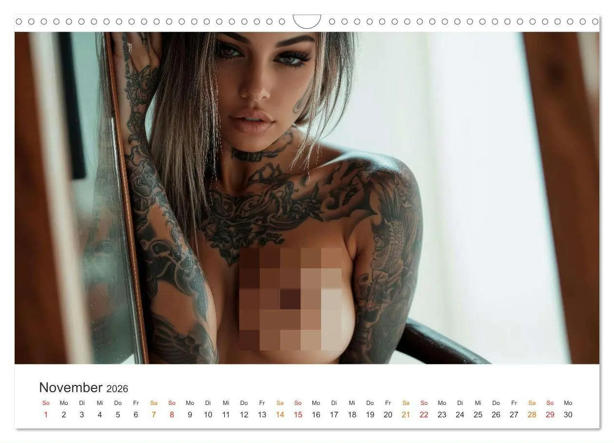 Bild: 9783457249611 | Tattoo Erotik - Sinnliche Kunstwerke (Wandkalender 2026 DIN A3...