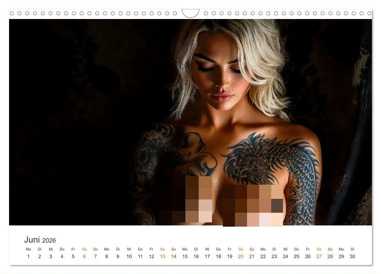 Bild: 9783457249611 | Tattoo Erotik - Sinnliche Kunstwerke (Wandkalender 2026 DIN A3...