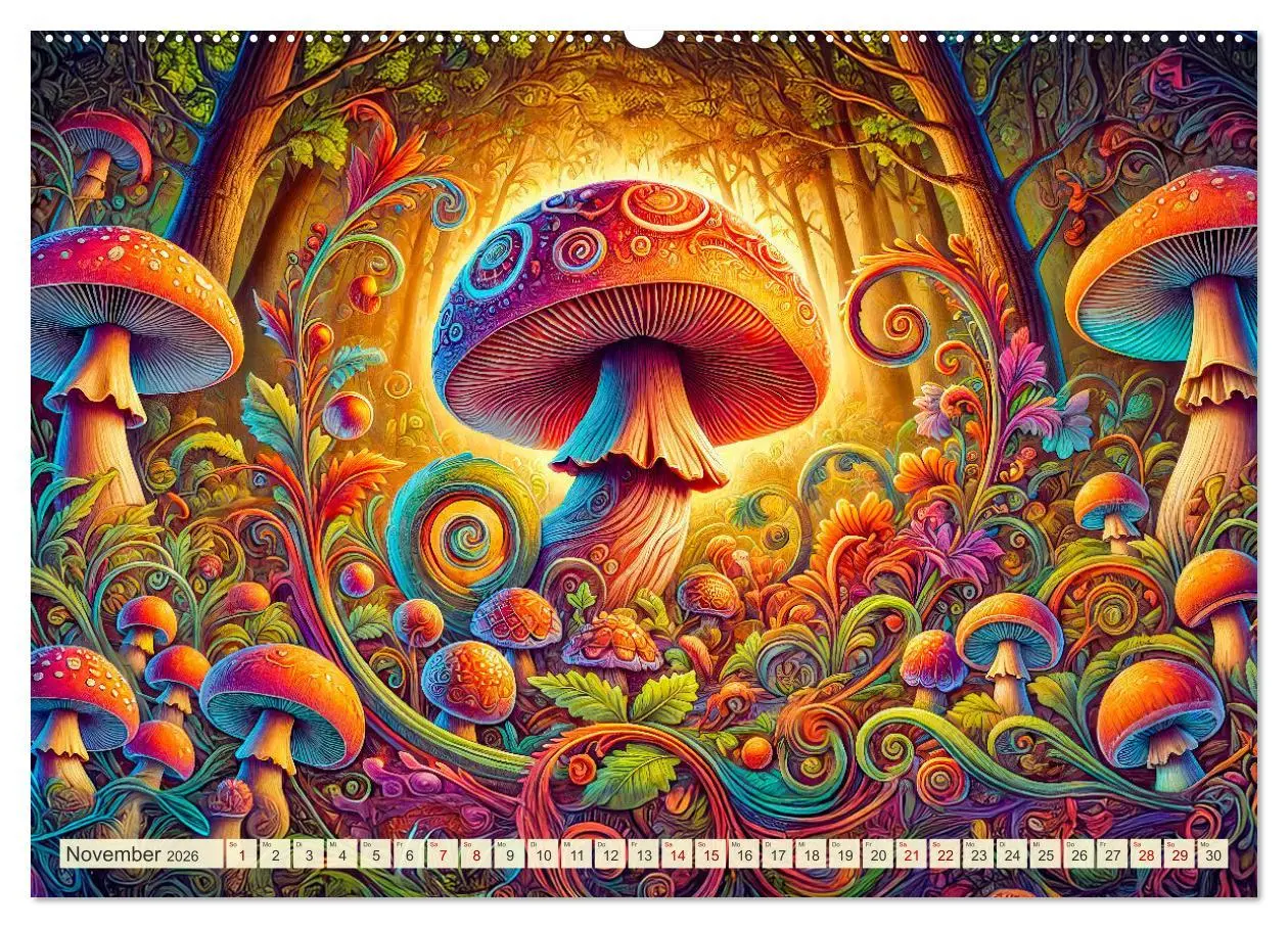 Bild: 9783457319611 | Psychedelische Pilze - Die bunte Welt der magischen Pilze...
