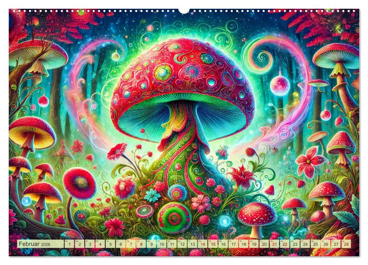 Bild: 9783457319611 | Psychedelische Pilze - Die bunte Welt der magischen Pilze...