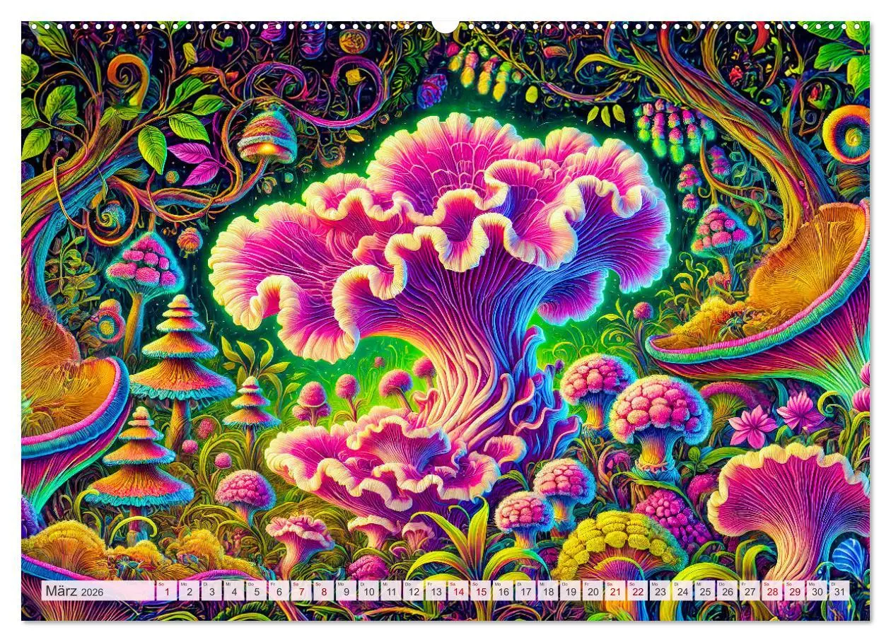 Bild: 9783457319611 | Psychedelische Pilze - Die bunte Welt der magischen Pilze...