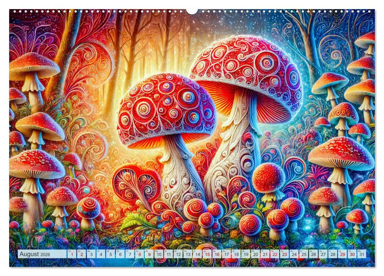 Bild: 9783457319611 | Psychedelische Pilze - Die bunte Welt der magischen Pilze...