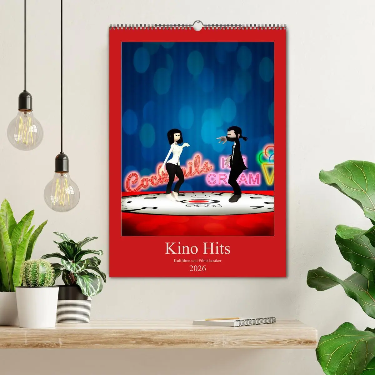 Bild: 9783516409611 | Kino Hits (Wandkalender 2026 DIN A2 hoch), CALVENDO Monatskalender