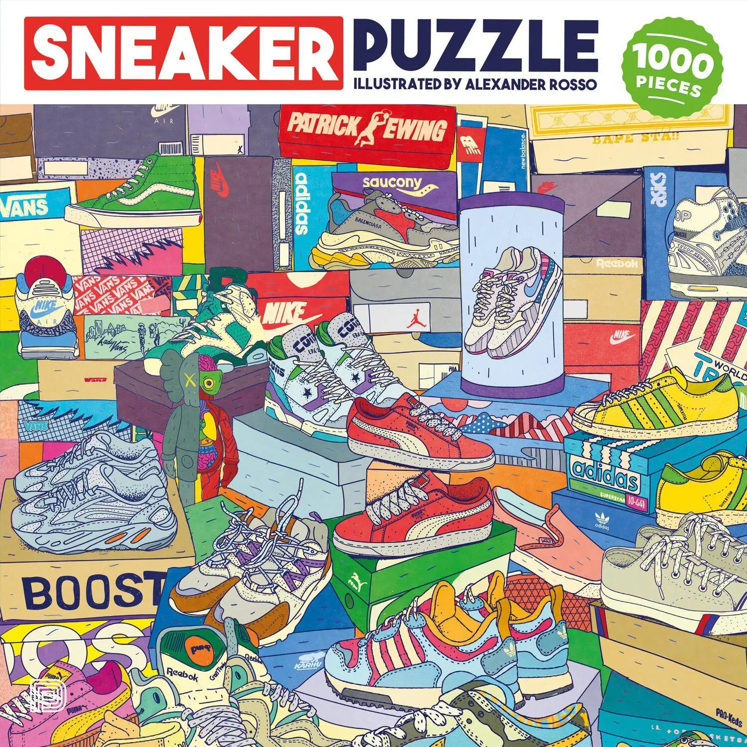 Cover: 9789188369611 | Sneaker Puzzle: 1000 Pieces | Alexander Rosso (u. a.) | Spiel | 2021