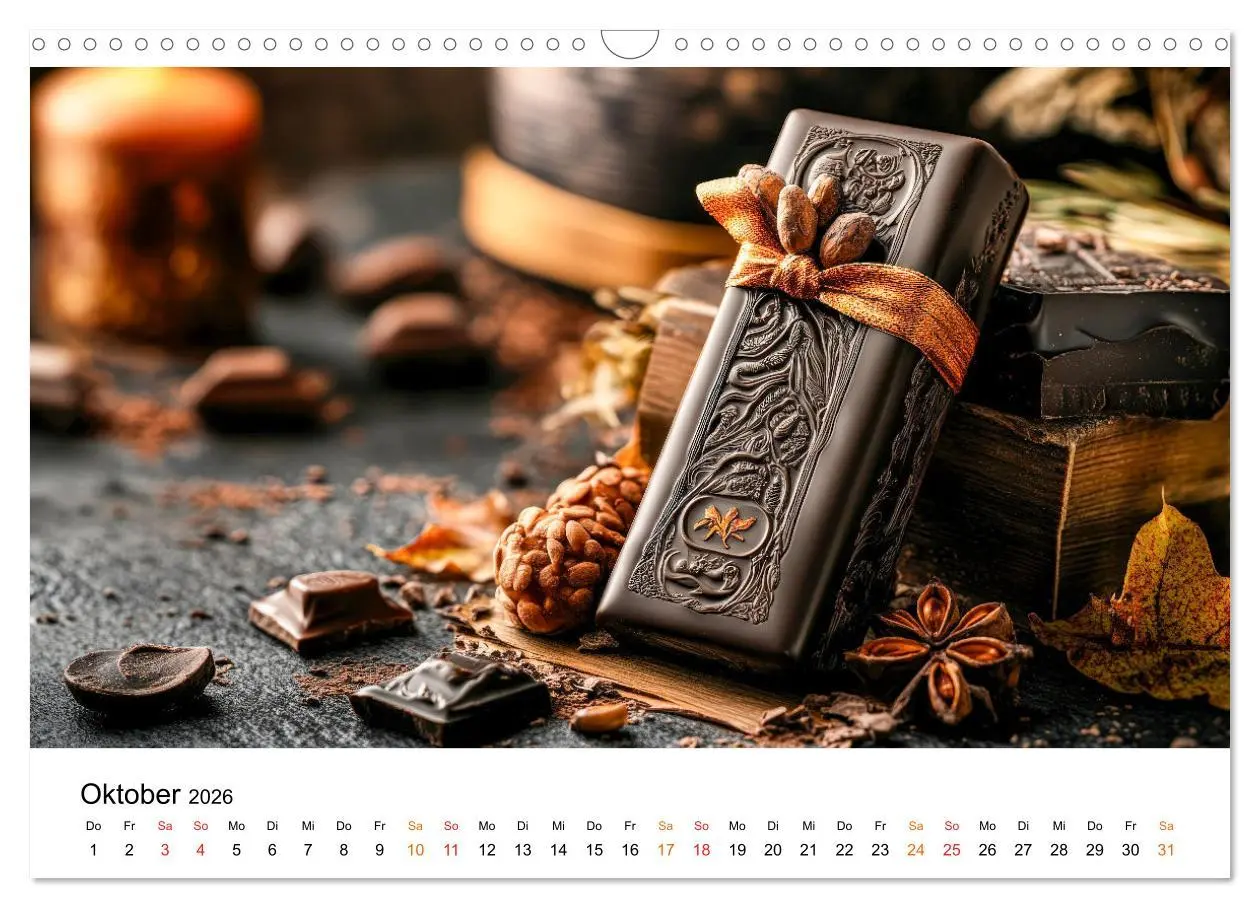 Bild: 9783457309711 | Schätze der Confiserie Kunst (Wandkalender 2026 DIN A3 quer),...