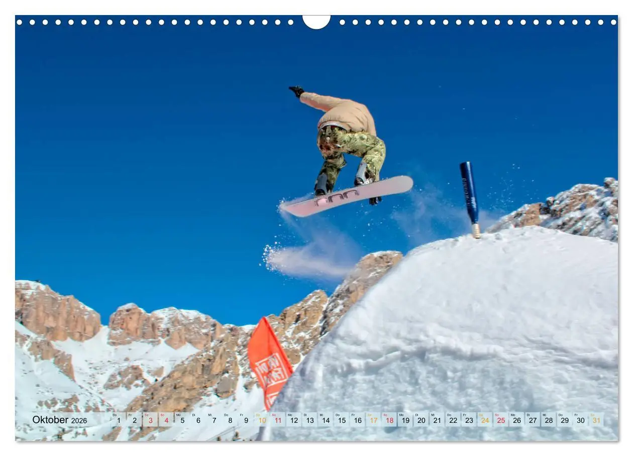 Bild: 9783457859711 | Snowboard - so cool (Wandkalender 2026 DIN A3 quer), CALVENDO...