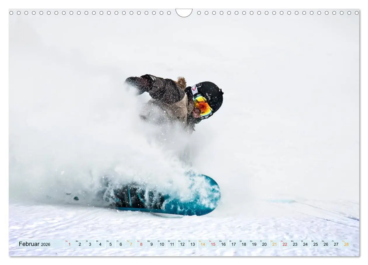 Bild: 9783457859711 | Snowboard - so cool (Wandkalender 2026 DIN A3 quer), CALVENDO...