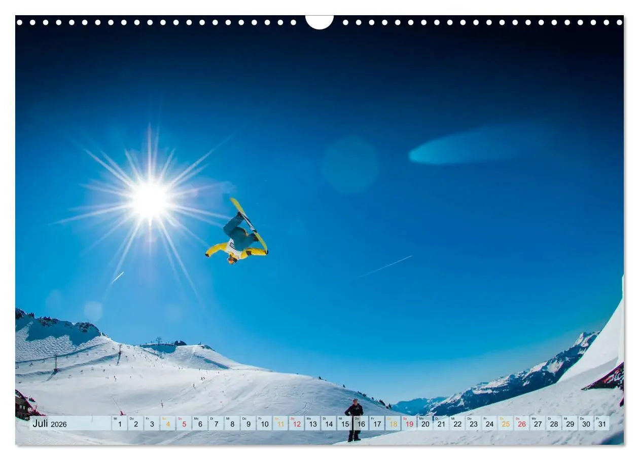 Bild: 9783457859711 | Snowboard - so cool (Wandkalender 2026 DIN A3 quer), CALVENDO...